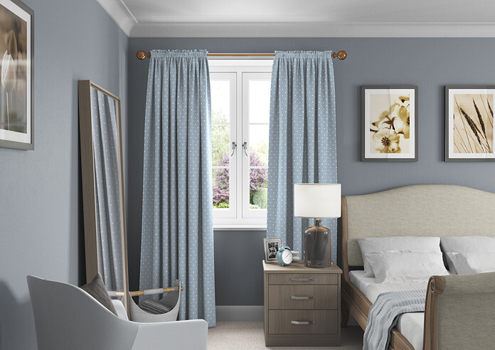 Full Stop, Larkspur - Made to Measure Curtains - Image 5